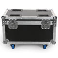 2x Flightcase Transportcase mit Rollen Transport Case Scheinwerfer Kiste 4 in 1
