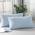 2 Pack Comfortable Pillow Cases with Queen King Size Soft Cooling Pillcw Covers Home Pillowcase Set
