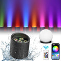 150W IP65 Akku RGBW+UV LED Par Scheinwerfer Fernbedienung/App/DMX Bühnenlicht (Copy)