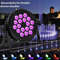 8X Wasserdichte IP65 270W LED RGBW DMX PAR Bühnenlicht Party Garten Outdoor Par Can