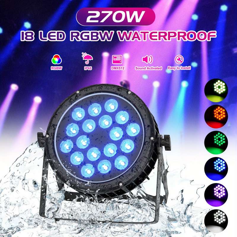 ZQ01417US*50   Waterproof LED PAR light.