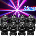 22x 200W LED Strahl Laser Moving Head Bühnenlicht RGBW DMX DJ Party Bar Spotlight