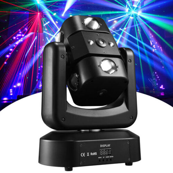 150W RGBW LED Laser Strahl Moving Head Bühnenlicht Strobe 8 Lichteffekt Party EU