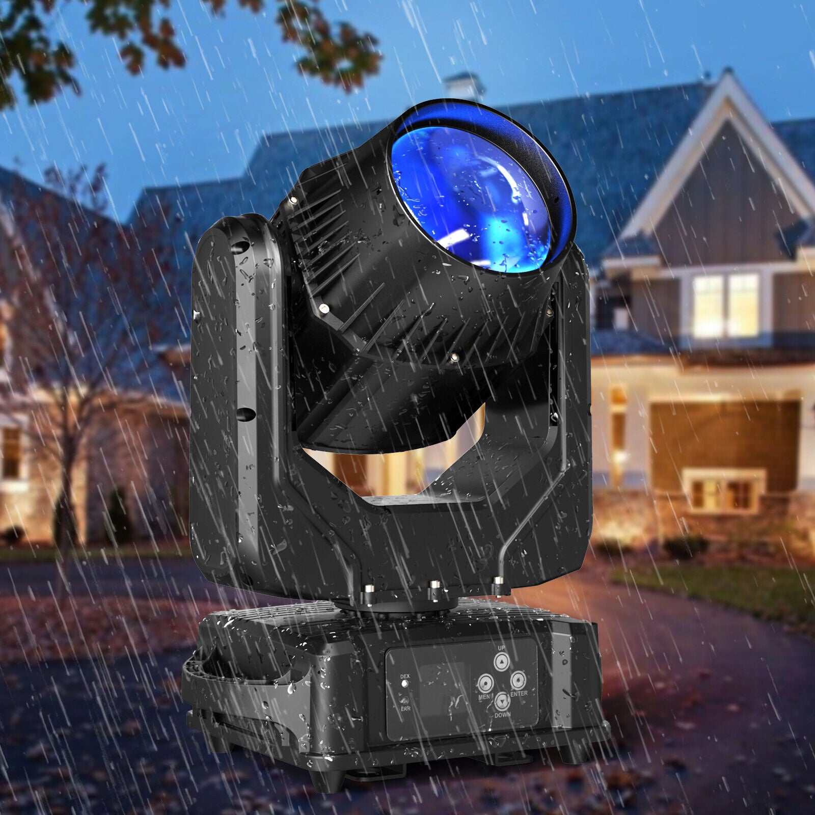 2stk 250W Moving Head IP65 Wasserdicht 17Gobo 8+16 Prisma LED DMX dj Beam Bühnenlicht