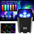 3Stk 108W RGBWAUV Wireless DMX Akku LED Par Scheinwerfer APP-Steuerung Strahler