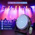 8X 120W PAR Scheinwerfer DMX 60 LED RGBW Wash Bühnenlicht DJ Party Lichteffekte