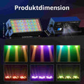 4x 250W RGB Stage Light Bühnenlicht 648+36LED Wallwasher Party Bar DMX Live-Events