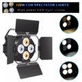 2x DMX COB LED Par Scheinwerfer Theater Bühnenbeleuchtung Warmweiß/Kaltweiß
