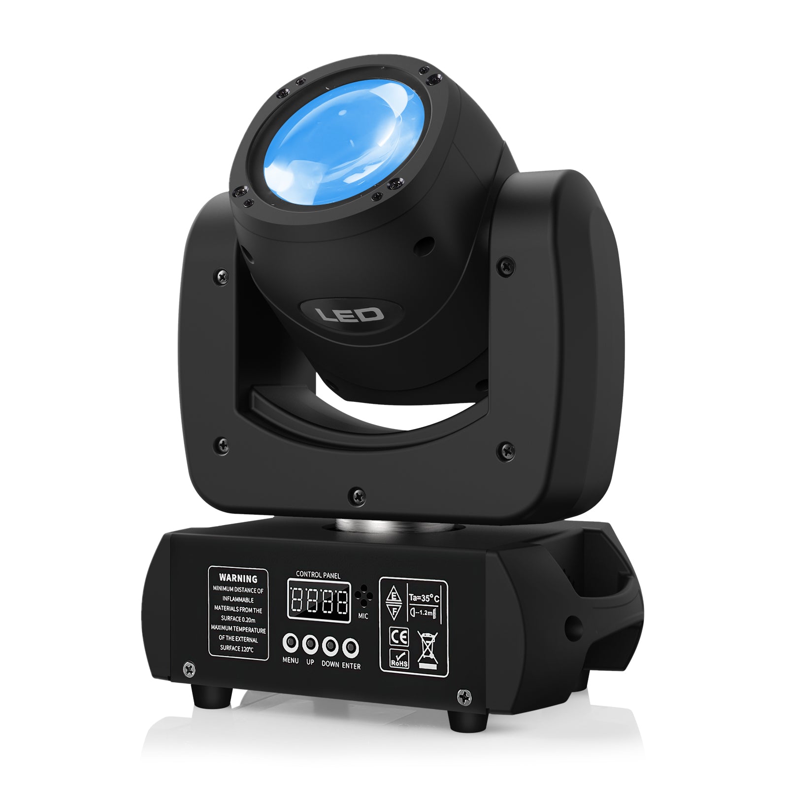 16stk 200W 18 Prisma Gobo LED Beam Moving Head Bühnenlicht DMX +4stk Flightcase